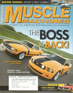 HEMMINGS MUSCLE MACHINES 2007 OCT - BUICK GN, COBRA, AMC MACHINE